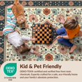 thumbnail image 4 of Design&I 6'x9' Ultra Soft Area Rug, Geometric Checkered Patchwork Abstract Center Patterned None Fluffy Washable Non Shedding for Guest Room Bedroom Living Room, 4 of 7