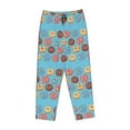 thumbnail image 4 of Naloa Cute Donut Print Women’s Ultra-Soft Comfy Pajama Lounge Pants with Pockets & Drawstring, 4 of 8