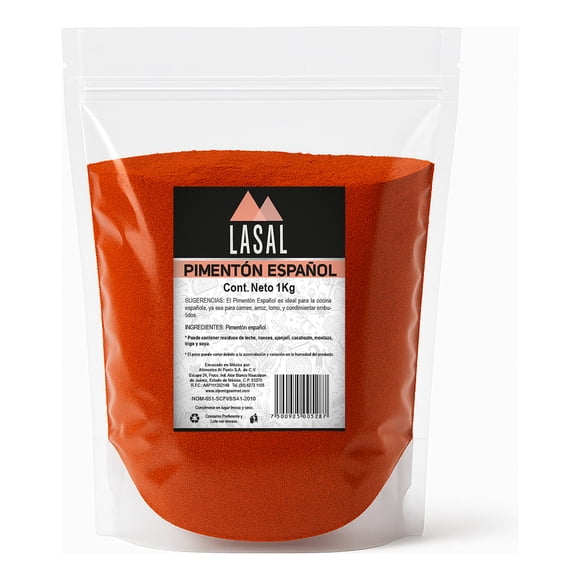 Paprika Pimentón Español 1 Kg Bolsa Resellable