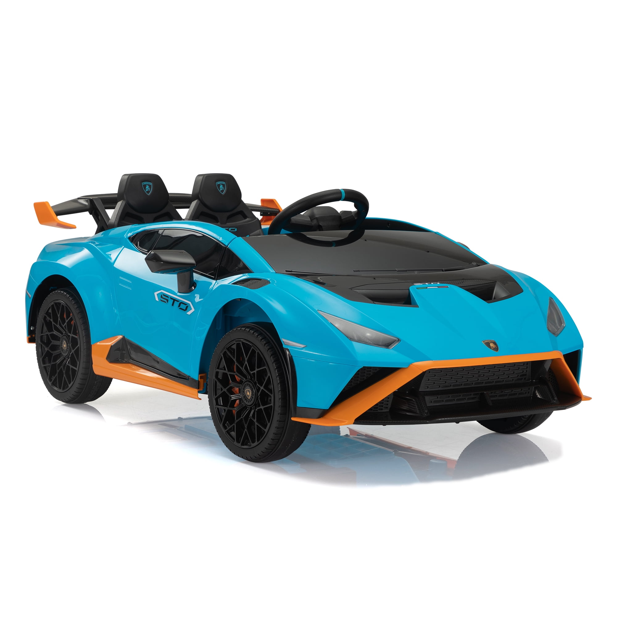 CIPACHO 12V Ride On Car for Kids Licensed Lamborghini Electric Vehicles Battery Powered Sports Car with Control, 2 Speeds, Sound System, LED Headlights and Hydraulic Doors, Blue CIPACHO 12V Ride On Car for Kids Licensed Lamborghini Electric Vehicles Battery Powered Sports Car with Control, 2 Speeds, Sound System, LED Headlights and Hydraulic Doors, Blue
