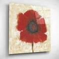 thumbnail image 3 of Epic Art 'Red Poppy Portrait II' by Tim O'Toole, Acrylic Glass Wall Art, 12"x12", 3 of 7