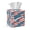 American Flag Tie Dye, variant on TSOVTHRID Tropical Pineapple Print Square Tissue Box Cover, Hibiscus Stripe Plumeria Print Warterproof Facial Tissue Case Holder Stain Resistant PU Leather Tissue Box Holder for Bedroom Bathroom