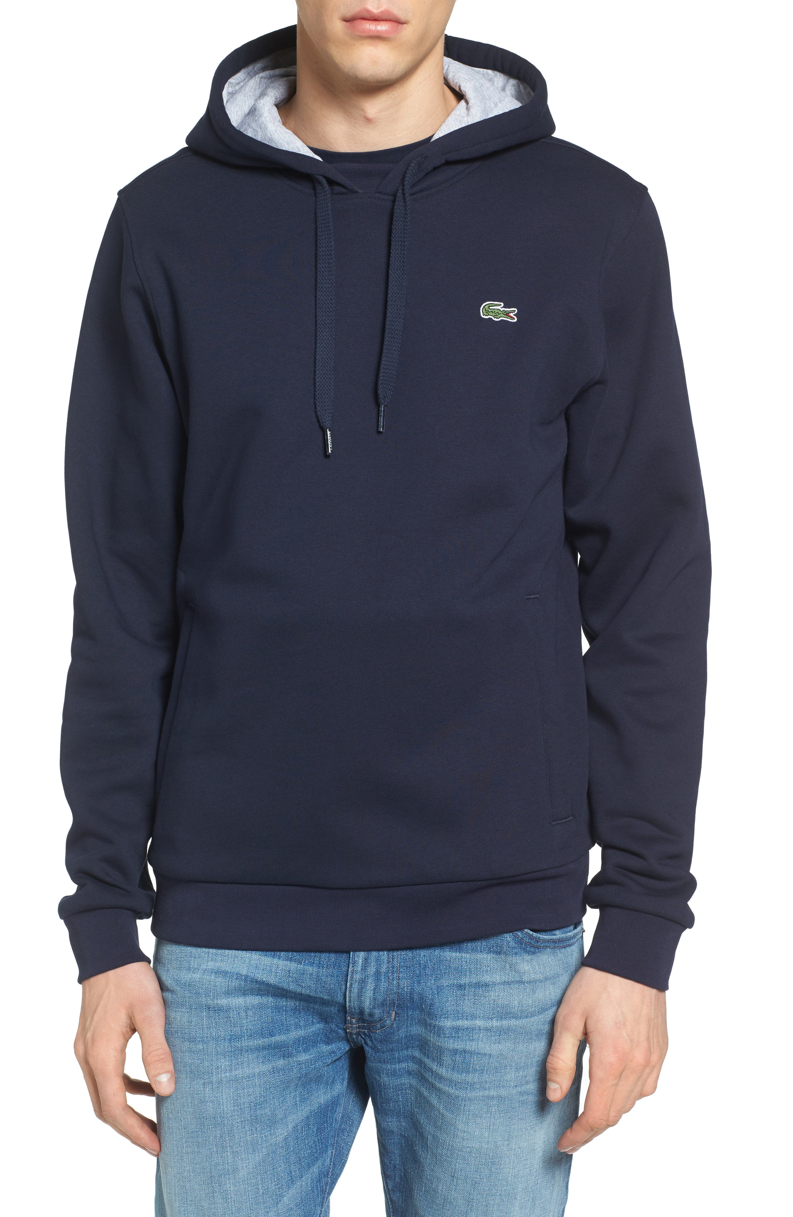 Lacoste Sweaters - Sport Mens Sweater Hooded Pullover Drawstring 4XLT ...
