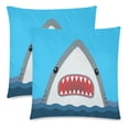 thumbnail image 2 of MKHERT Shark Throw Pillowcase Pillow Cover Cushion Couver 18x18 inch, Set of 2, 2 of 3