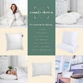 thumbnail image 5 of ComfyDown Premium Feather and Down ComfyPlush Supportive Bed Pillow for Sleeping, Luxury Diemend Quilted Cotton Cover, Made in USA, Twin Size, Medium Firm (Twin = 20X28), 5 of 5