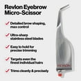 thumbnail image 4 of Revlon Brow Micro-Scissor, Detailed Eyebrow Shaping with Maximum Control, Stainless Steel Blades for Targeted Trimming, 1 count, 4 of 9