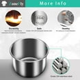 thumbnail image 4 of Pot Intérieur de Rechange TG en Acier Inoxydable pour Autocuiseur 8Qt Compatible avec Modèle d'Autocuiseur 8Qt PPC772 (Ou #PPC772) PPC780 (Ou #PPC780) et Pièces de Pot Intérieur en Acier Inoxydable WAL3, 4 of 5