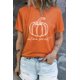 thumbnail image 3 of ABPHQTO Camiseta naranja con gráfico de calabaza de cosecha de otoño para mujer, 3 of 5