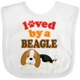 thumbnail image 3 of Inktastic Beagle Dog Lover Boys or Girls Baby Bib, 3 of 4