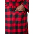 thumbnail image 6 of KingSize Men's Big & Tall Jersey-Lined Flannel Robe, 6 of 6