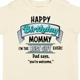 thumbnail image 4 of Inktastic Happy Birthday, Mommy I'm the Best Ever in Blue Boys or Girls Toddler T-Shirt, 4 of 5