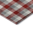 thumbnail image 3 of Addison Rugs Mayfield Premium Machine Washable Transitional Plaid Red Rectangle Rug, 5' x 7'6", 3 of 6