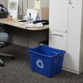 thumbnail image 5 of Rubbermaid Commercial Products FG571473BLUE Stackable Recycling Bin, 14 Gallon, Blue, 5 of 12