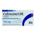 thumbnail image 2 of Cefaxona Ceftriaxona 500 mg I.M. solución inyectable 2 ml, 2 of 3