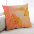 thumbnail image 1 of Ahgly Company Color Focus Orange Coussin Décoratif d'Intérieur, 18 Po X 18 Po, 1 of 1
