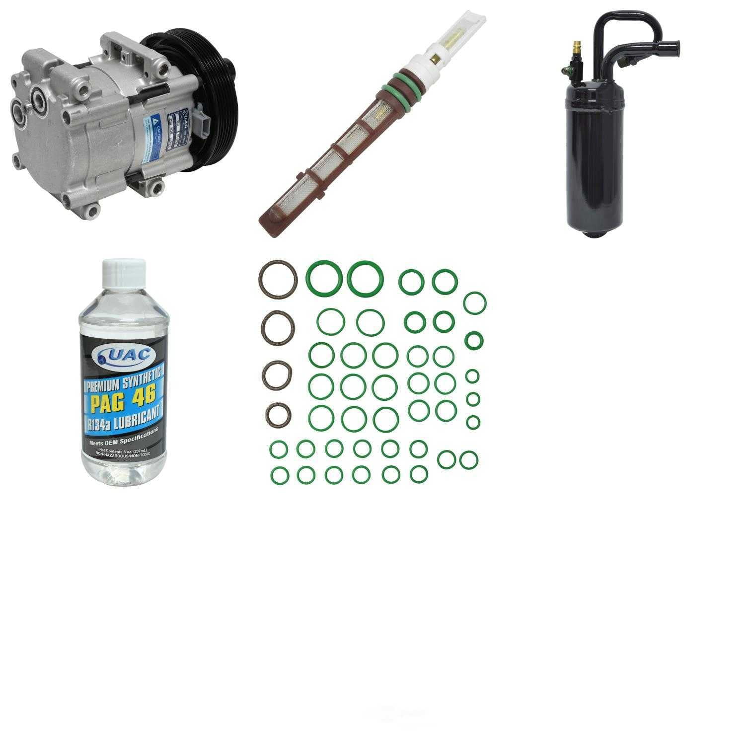 A/C Compressor and Component Kit -- Compressor Replacement Kit Fits select: 1998-1999 FORD RANGER SUPER CAB, 2000-2001 FORD RANGER