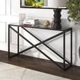 thumbnail image 2 of Evelyn&Zoe Calix 55" Wide Rectangular Console Table, Blackened Bronze, 2 of 7