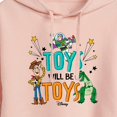thumbnail image 3 of Toy Story - Toys Will Be Toys - Juniors Cropped Pullover Hoodie, 3 of 5