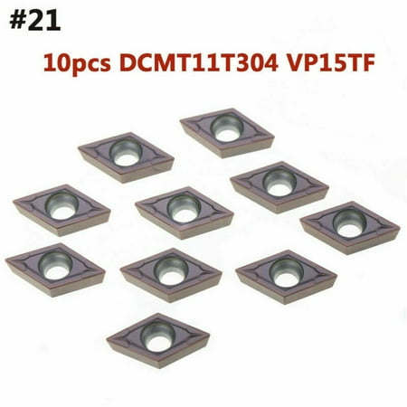 

RANMEI 10pcs 40 Types CNC Carbide Tips Inserts Blade Cutter Lathe Turning Tool + Box TU
