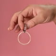thumbnail image 5 of KAKOWELY key rings for crafts 170PCS Flat Key Rings Split Key Rings Metal Round Circular Keychain Ring Clips Key Chain Ring Connector 2cm 2.5cm0.98"X0.98"X0.08", 5 of 5