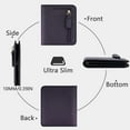 thumbnail image 4 of CAILDANL Small Wallet for Women, Slim Bifold Credit Card Holder, Compact RFID Blocking Cash Wallet, Billfolds Thin Leather Zipper Pocket, Mini Wallet Gift for Ladies Teen Girls Travel with ID Window, 4 of 7