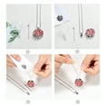 thumbnail image 6 of Memorial Jewelry Firefighter Fire Dept Round Cremation Pendant Cremation Jewelry for Ashes, 6 of 7