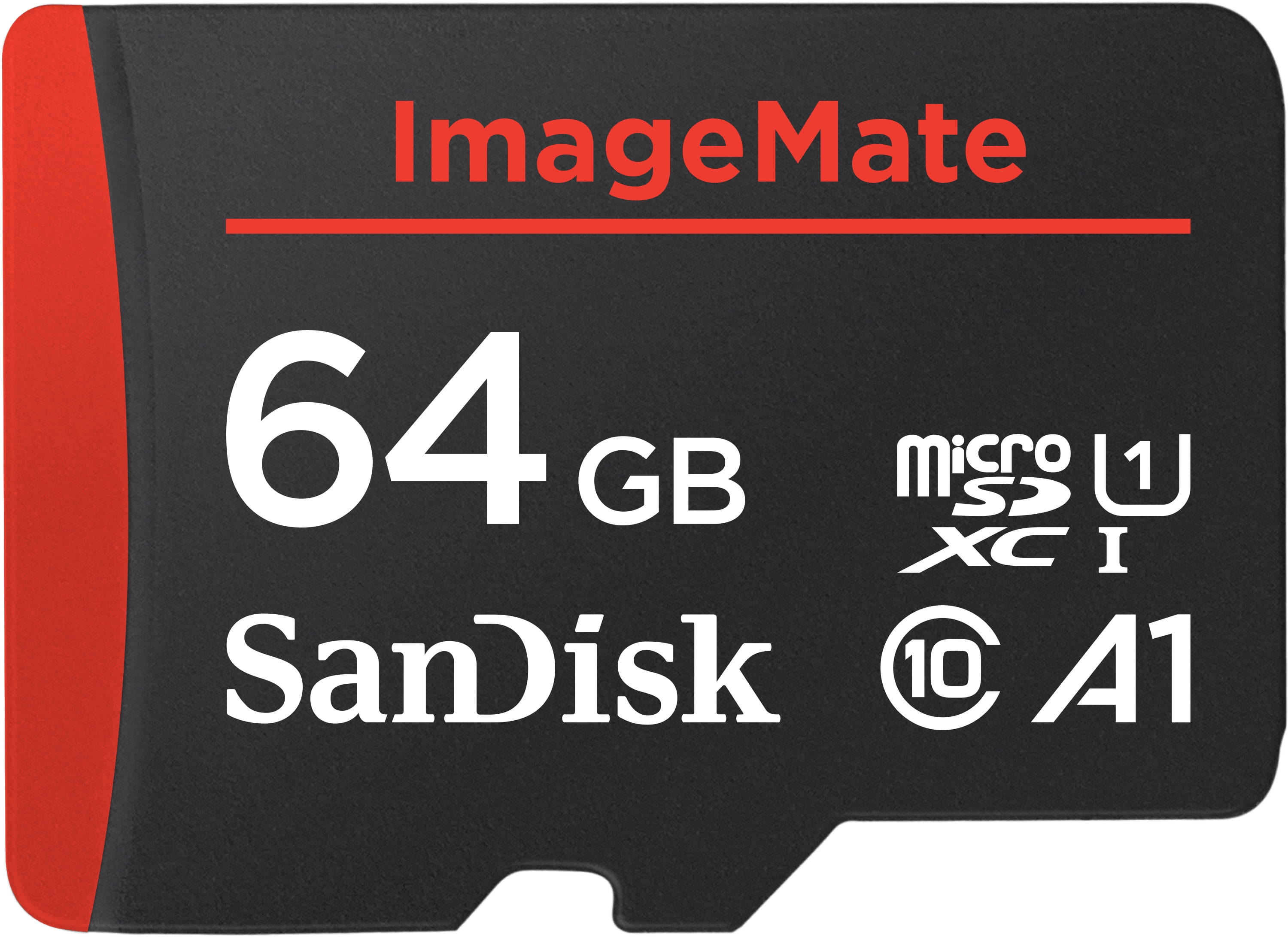 Sandisk 64gb Imagemate Microsdxc Uhs 1 Memory Card With Adapter C10 U1 Full Hd A1 Micro Sd Card Walmart Com Walmart Com