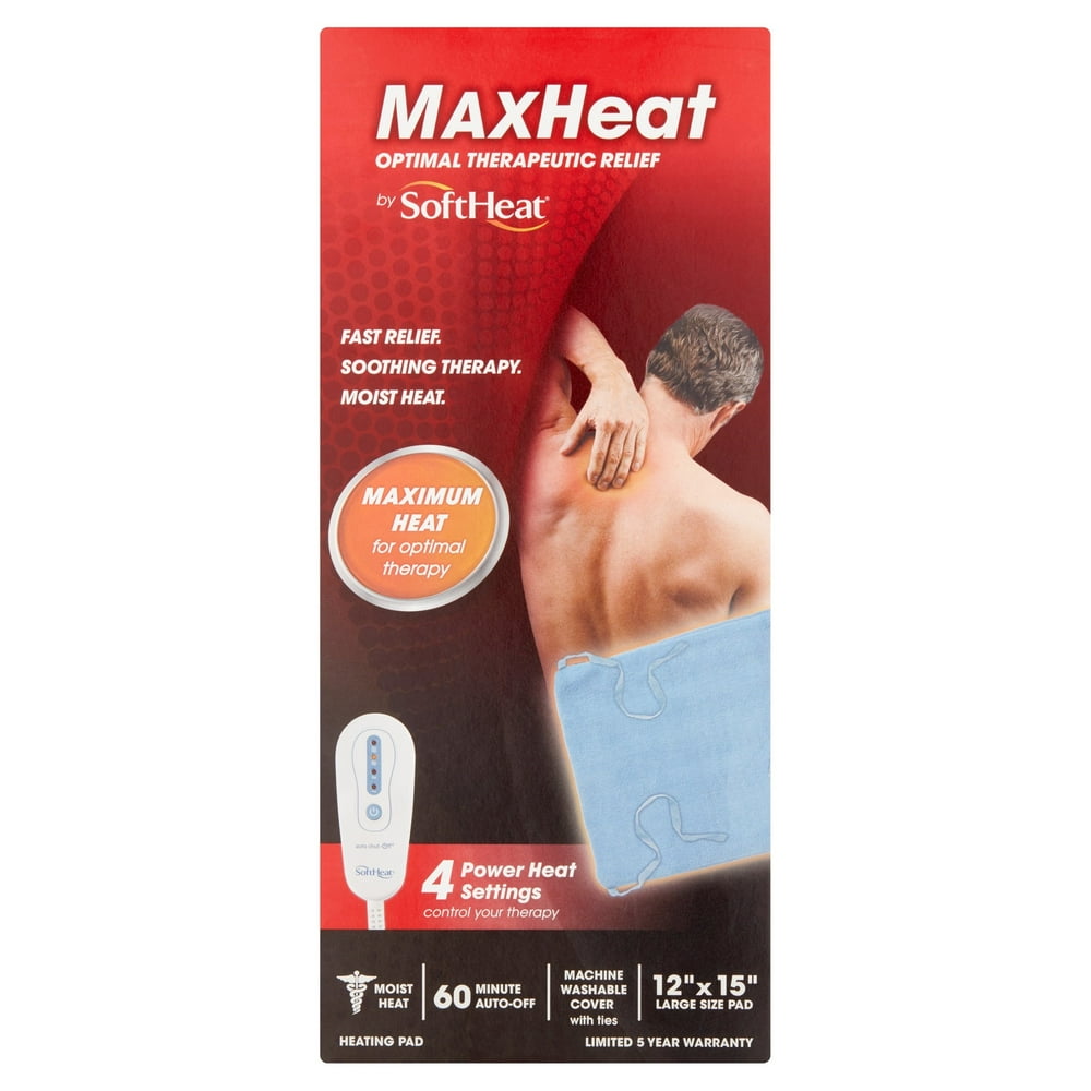 SoftHeat MaxHeat Optimal Therapeutic Relief Heating Pad