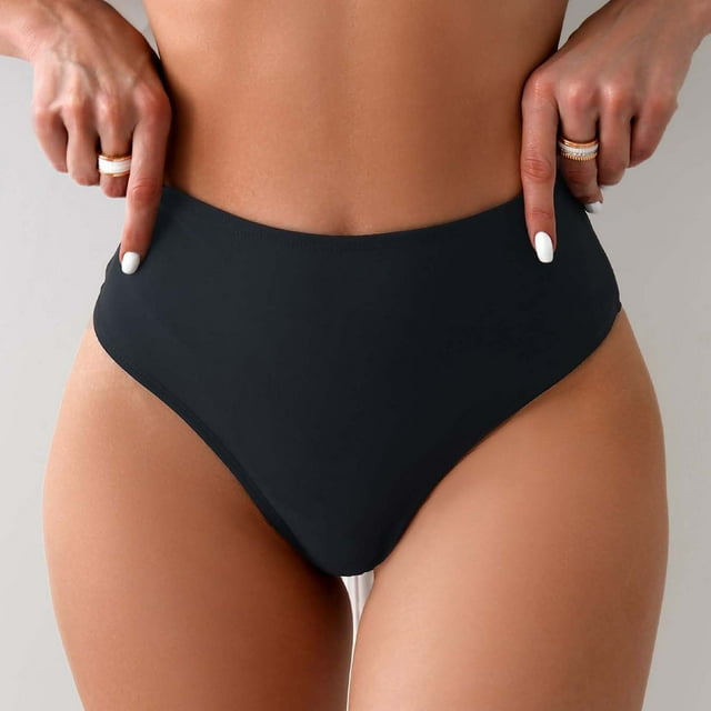 Xfvqtps Bas de Bikini String Femmes Bas de Maillot de Bain Maillot de Bain Bas String Plage Bikini Bas de Bain pour Piscine Été
