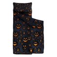thumbnail image 2 of Dark Blue Halloween Pumpkin Faces Toddler Nap Mats for Kids Preschool,50"x20" Sleeping Mat Bag or Kids,Toddler Sleeping Bag,Toddler Nap Mat or Daycare, 2 of 6