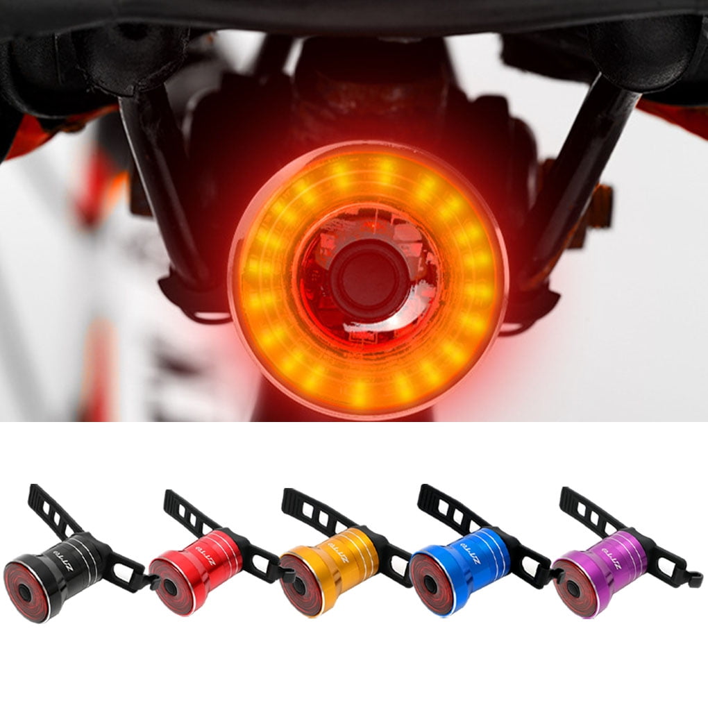 Mini COB LED Bicycle Tail Light 16LEDs Rechargeable Anti-collision Rear Light 