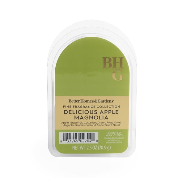 BHG Luxury Fragrance, Delicious Apple Magnolia Scented Wax Melts, 2.5oz