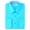 AQUA, variant on Berlioni Italy Men's Convertible Cuff Solid Dress Shirt Aqua