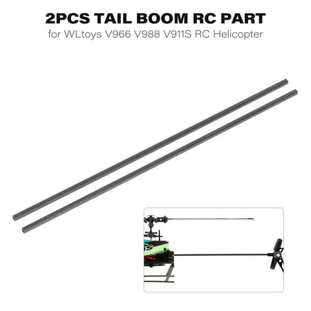 2PCS Tail Boom RC Helicopter Part for WLtoys V966 V988 V911S RC (Best Rc Helicopter For The Money)