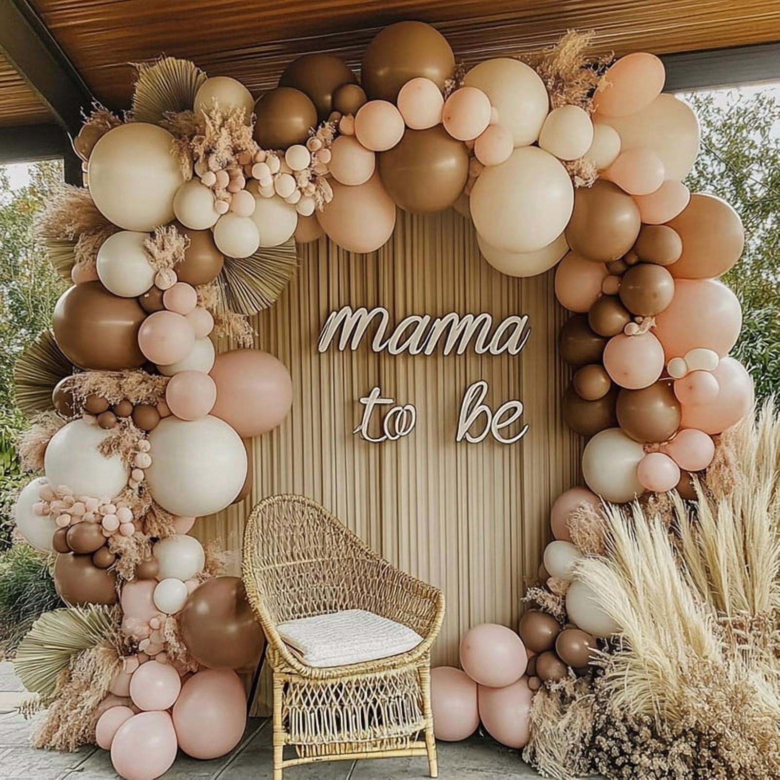 Brown Balloons 100 pcs Brown Balloons Sizes 12 Inches for Garland Arch Kit, Premium Boho Coffee Brown Latex Balloon for Birthday Party Graduation Wedding Anniversary Baby Shower Decoration