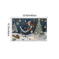 thumbnail image 4 of Navidad flor enredadera de rattn, enredadera de frutas rojas, decoracin de puerta de invierno, enredadera de estacin fra, esttica de interiores, estilo de madera, para hogar, para dormitorio, 4 of 9