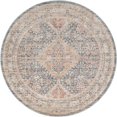 thumbnail image 1 of Unique Loom 3147832 5 Pi 3 x 5 Pi 3 Po Tapis Rond Noble Elizabeth&44; Bleu, 1 of 1