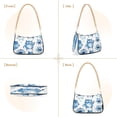 thumbnail image 2 of One Shoulder Chain Handbag 7.1x11x2.8in Women's Hobo Handbags Tote Handbags Shoulder Handbags Card Bag Cash Bag Key Bag Little Blue Cartoon Monsters Cute, 2 of 7