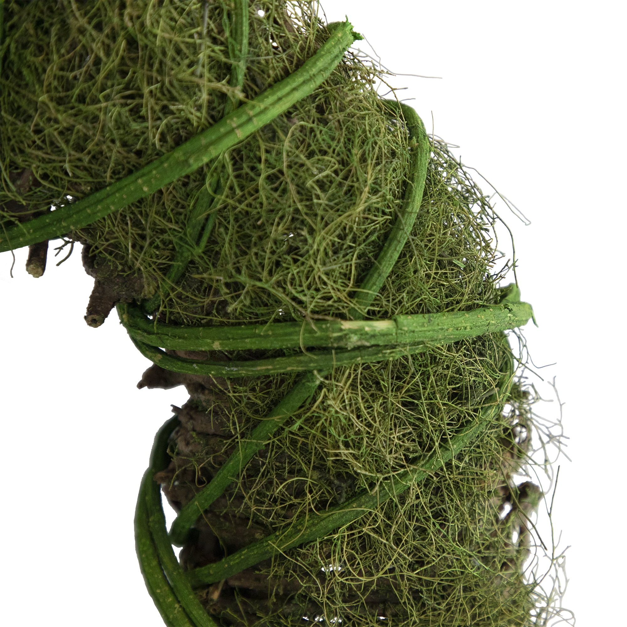 Northlight Vine and Moss Artificial Twig Wreath - 15"
