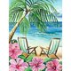 thumbnail image 1 of Pintura de diamante 5D DIY Taladro redondo completo Kit de playa Decoración del hogar Arte Artesanía Hugtrwg Para estrenar, 1 of 9