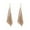 Gold, variant on Wentin Reduced Earrings Women Earrings Metal Mesh Lattice Sequins Tassel Long Drop Dangle Earrings