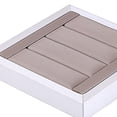 thumbnail image 6 of Wooden s Display Case Storage Holder for Show Portable Stand Showcase Insert Jewelry Box for Tabletop Drawer Dresser Women Gift , White Square, 6 of 6
