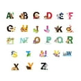 thumbnail image 6 of Ludlz 3Pcs Colourful Animal Alphabet ABC Kids Wall Stickers Wall Decals Peel and Stick Removable Wall Stickers for Kids Nursery Bedroom Living Room d茅cor Home Decor, 6 of 7