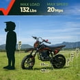 thumbnail image 5 of FRP OGM40 Kids Dirt Bike,40CC 4-Stroke Dirt Bike for Kids,Gas Powered Off-Road Mini Bike with Goggles/Neck Gaiter/Gloves, Up to 20 Mph,Weight Support Up to 132 LBS（Black）, 5 of 8
