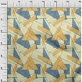 thumbnail image 2 of oneOone Tissu en Coton Flex Rectangle & Triangle Imprimé Géométrique au Mètre 40 Pouces de Large, 2 of 4