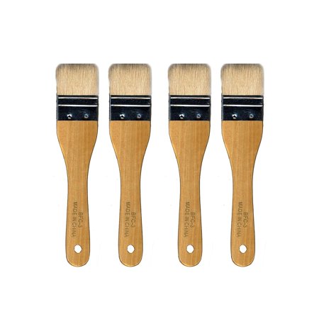 UPC: 0804551884641 | Yasutomo Economy Hake Brushes 1 3/4 in. Pack of 4 (PK4-BFC3) 88073-PK4