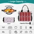 thumbnail image 4 of Simple Line Star Cooler Bag Lunch Bag Soft Cooler Cooling Tote Insulated Lunch Box for Adult Men Women, 4 of 6