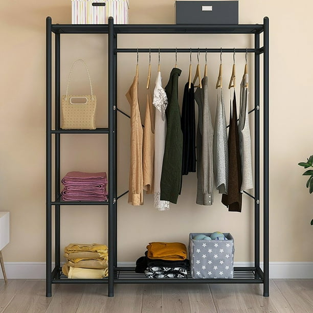 Discover bedroom armoires on amazon.com at a great price. freestanding clothes garment organizer closet metal garment rack open wardrobe closet storage organizer