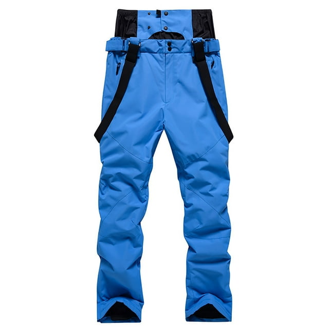 AherBiu Pantalons de Ski Imperméables pour Femmes et Hommes Bretelles Chaudes Planche à Neige Double Planche Pantalons de Neige