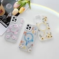 thumbnail image 2 of Magnetic Case for iPhone 13 Pro Max, Translucent TPU Flower Pattern Cases [Compatible with Magsafe] & Wireless Charging Slim Fit Shockproof Phone Case Cover for iPhone 13 Pro Max, Pink, 2 of 11